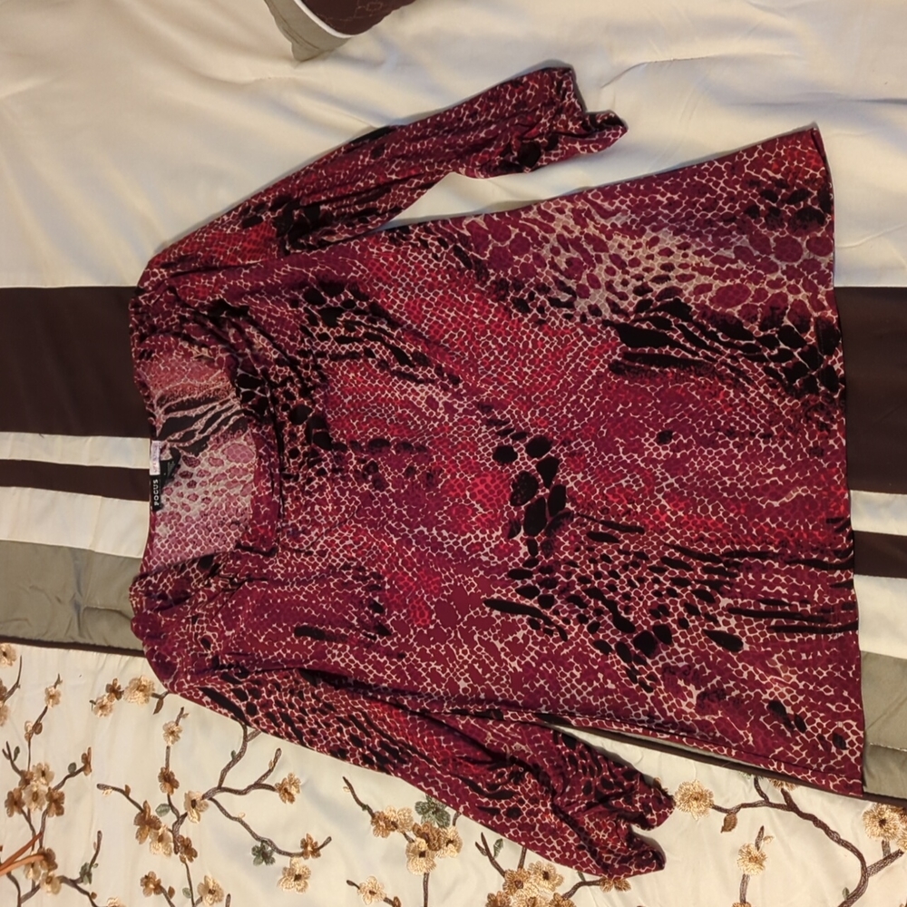 Focus Lifestyle drape neck top
